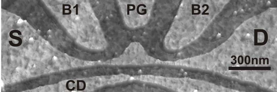 Etched graphene quantum dot.